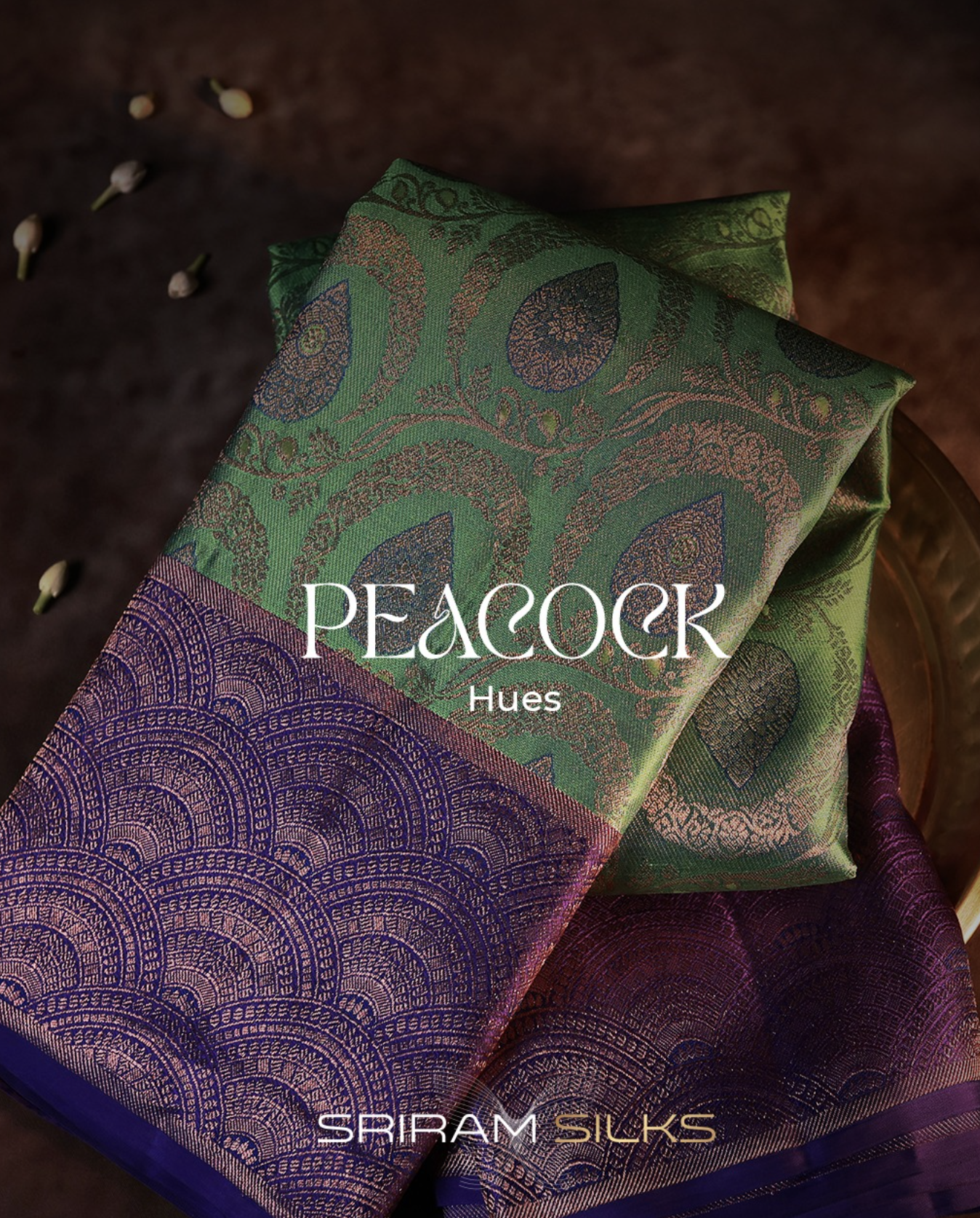 Soft Tissue Gold Saree