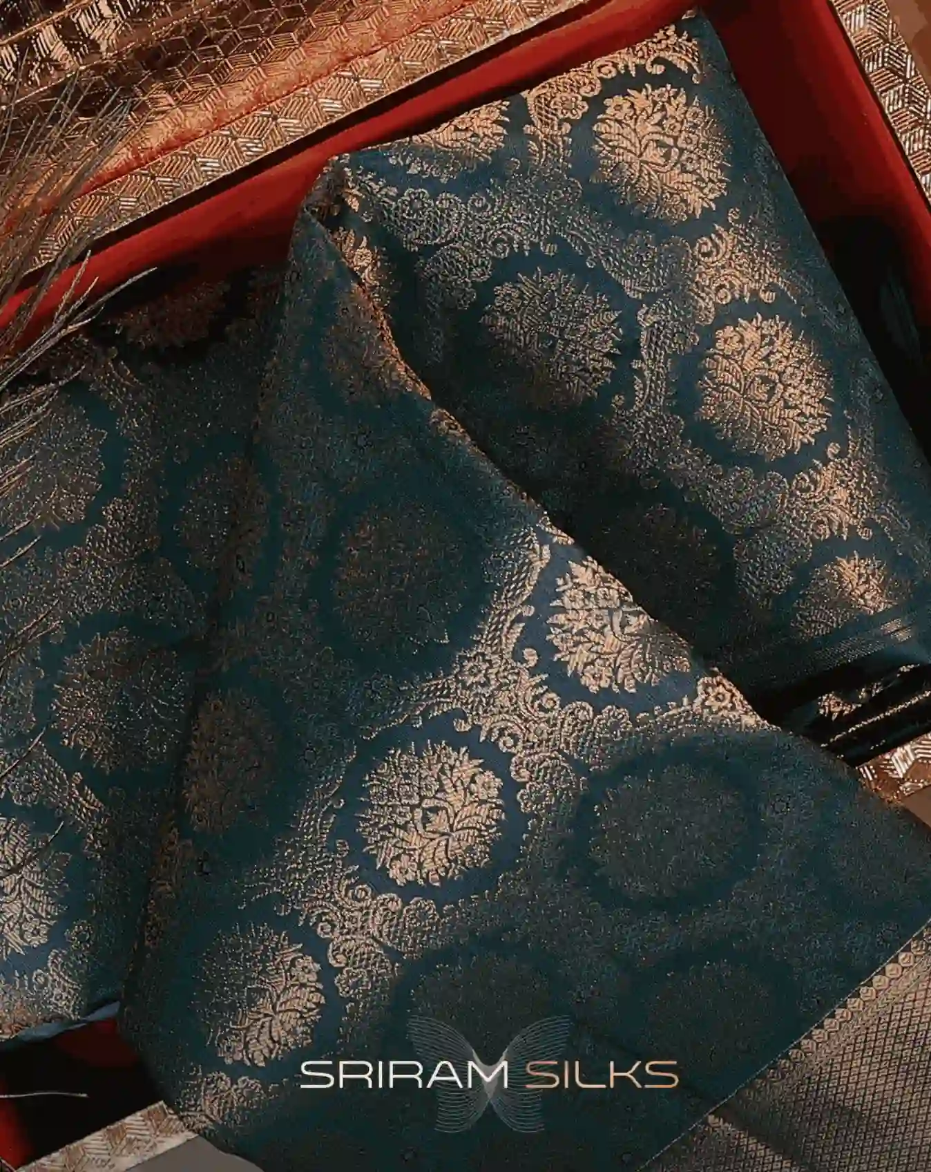 Kanchipuram Bridal Red Saree