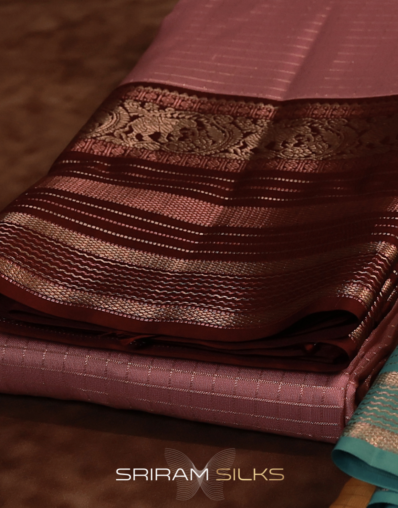 Model in traditional saree